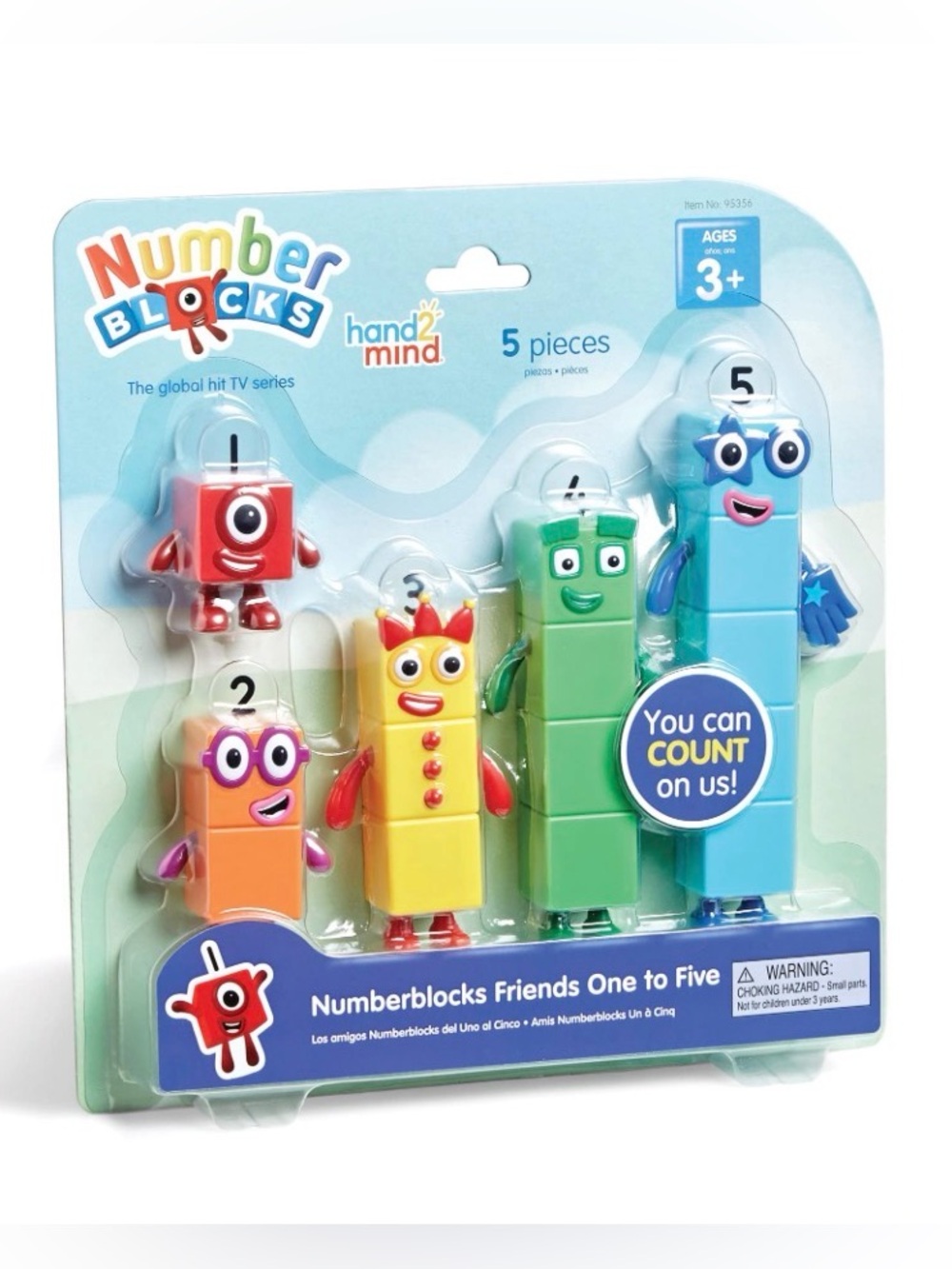 NWT hand2mind Numberblocks Friends One to Five toy set, unisex